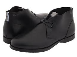 Salvatore Ferragamo Men S Lace Up Boots Matte Black