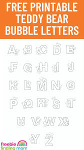 printable cute bubble letters alphabet artofit