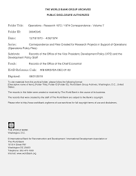 Http Pubdocs Worldbank Org En 147181537193454962 Wbg Archives 30045545 Pdf