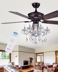 Turn off the electricity to the ceiling fan by switching off the power at the breaker or fuse 3. Crystal Chandelier Ceiling Fan