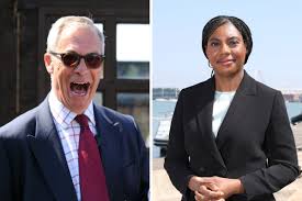 The Conservative Party accused Reform of "preying on fear" amid a hotly  contested local election battle. Leader Kemi Badenoch visited Gosport while Nigel  Farage was out in Waterlooville - see the full