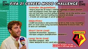 Jun 03, 2021 · fabrizio romano has confirmed that steven gerrard is a candidate to become everton's next manager. Careermodestars On Twitter Fifa21 Career Mode Challenge Featuring Fabrizioromano Fabrizio Challenges You To Take Watfordfc To The Top Of European Football The Best Squad After Season 1 Will Receive A Watford Shirt