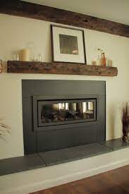Our rustic raw steel shelf… Fire Place Mantel Coastal Living Decor Fresh Living Room Home