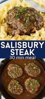 Easy Salisbury Steak 30 Minute Meal Crazy For Crust Recipe In 2020 Healthy Meat Recipes Best Salisbury Steak Recipe Salisbury Steak