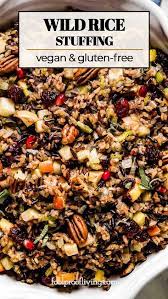Learn How To Make The Best Wild Rice Stuffing For Turkey Or Chicken Flavored W Apples Cranb In 2021 Rice Stuffing Wild Rice Stuffing Recipes Wild Rice Blend Recipe