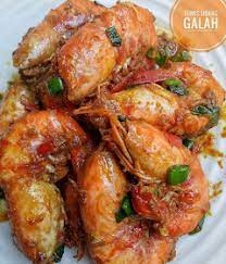 Tumis Udang Galah Masakan Simpel Foto Makanan Makanan Estetika