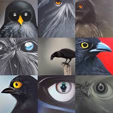 ominous dark crow with surveillance camera for an eye | Stable Diffusion |  OpenArt
