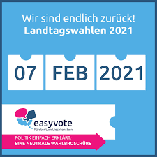 07.02.21 | liechtenstein, wahlen 2021. Easyvote Liechtenstein Photos Facebook