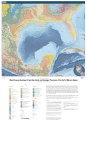 Usgs Geologic Map Of The Gulf Of Mexico Map Cartographer Cartography
