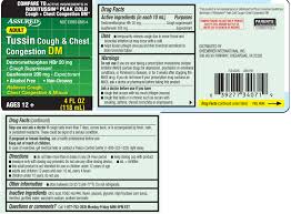 Tussin Dm Cough And Chest Congestion Liquid Assured