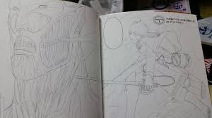 Колоссальный титан в полный рост. Knizhka Raskraska Attack On Titan Manga Home