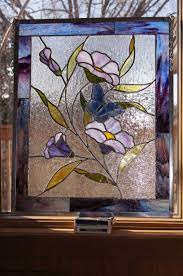 Pin By Yorleny Salazar On Floral Stained Glass Stained Glass Flowers Stained Glass Panels Faux Stained Glass