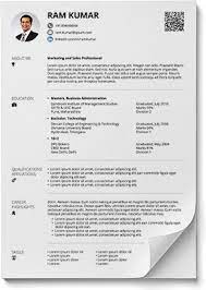 Resume Formats In Word And Pdf
