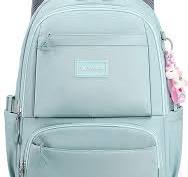 Mochila para niñas escolares, bonita bolsa para universidad, escuela  primaria, para adolescentes y niñas, Azul, Linda mochila escolar Kawaii