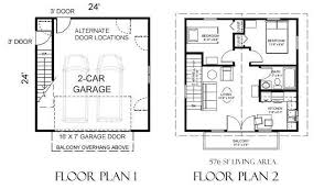 Bachelor (basement apt.) duplex apartment. 2 Story 2 Car Apartment Garage Plan 1107 1bapt 24 X 24 By Behm Design