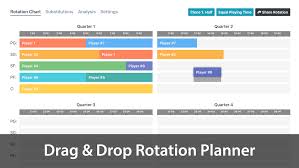 Basketball Rotation Planner Plan Your Substitutions Using