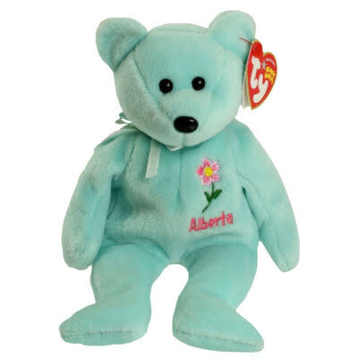 Alberta Wild Rose — Ty Beanie Baby bear