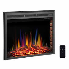 If you thought electric fireplaces were only a failing imitation of a true wood burning or gas fireplace, then prepare to change your mind. Recessed Electric Fireplace Rv Fireplace 18 Three Different Flame Color Options Glass With Log View Includes Remote Fireplaces Home Kitchen Rayvoltbike Com