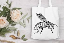 Download Bee Mandala Svg Mandala Bee Svg Cut Files Bee Mandala Clipart By Doodle Cloud Studio Thehungryjpeg Com