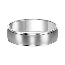 They are a sign of a lifelong commitment. Men S 14k White Gold Flat Edge Wedding Band