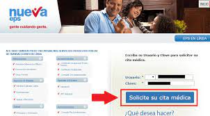 Se requiere de una afiliación de modo que se encuentre registrado en la base de datos. Nueva Eps Agendar Y Cancelar Citas Medicas En Linea