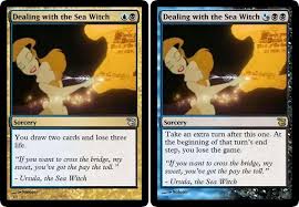Magic cards modern masters magic the gathering pokemon cards mtg lost frame decor picture frame. Dealing With The Sea Witch Mtg Fan Card By Noloter On Deviantart