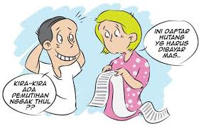 Bikin kesel yang baca, inilah percakapan cewek yang dihina sama si peminjam ketika mau menagih utang. Malu Punya Suami Banyak Utang