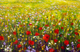 Welcome to our craft addictions. Oil Painting Of A Poppy Field Summer Flowers Red Field Modern Stock Photo Picture And Royalty Free Image Image 96052237