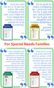 Make Visual Checklists With The Trip Clip To Help Give Your Special Needs Child A Clear Routine