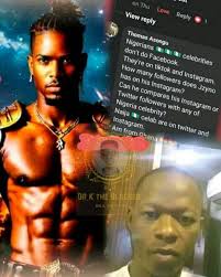 Criticism of a musician by a Liberia man