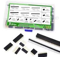 Amazon.com: Ruibapa 78 PCS 2.54mm Male and Female Pin Header Connector  Assortment Kit Includes 9PCS Breakaway Pin Header and 69pcs Stackable  Shield ...
