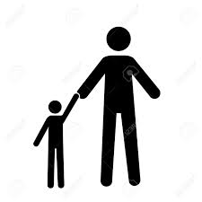 When we see god as our heavenly father, provider, and protector, it puts our lives in a whole new perspective. Isolated Symbol Of A Child And Father Graphic Icon Of Son And Dad Hand Drawn Image Of Parent And Wean Royalty Free Cliparts Vectors And Stock Illustration Image 151574875