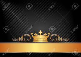 Crown gold png collections download alot of images for crown gold download free with high quality for designers. Black Background With Golden Crown Royalty Free Cliparts Vectors And Stock Illustration Image 17894861