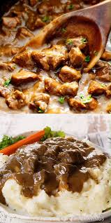 Slow Cooker Beef Tips And Gravy No Cream Soup Video Beef Tips And Gravy Beef Recipes Easy Crockpot Recipes Slow Cooker