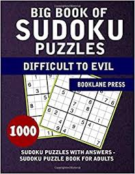 Easy medium hard evil try variations download deluxe. Big Book Of Sudoku Puzzles Difficult To Evil 1000 Sudoku Puzzles With Answers Sudoku Puzzle Book For Adults Press Booklane Amazon Com Mx Libros