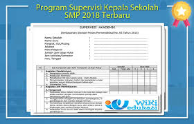 Kepala satuan pendidikan yaitu orang yang diberi wewenang dan tanggung jawab untuk memimpin. Program Supervisi Kepala Sekolah Smp 2020 Terbaru Idn Paperplane