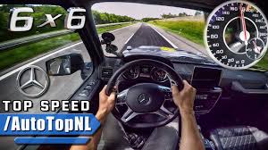 Mercedes G63 Amg 6x6 Autobahn Pov Acceleration Top Speed By Autotopnl Youtube