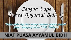 Misalnya, selama ramadan kita batal puasa selama 10 hari, berarti wajib dan berpuasa lebih baik bagimu jika kamu mengetahui. Bisakah Puasa Ayyamul Bidh Sekaligus Puasa Qadha Dan Puasa Senin Kamis Boleh Gini Niatnya Tribun Timur