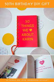 50th birthday party decorations diy google search. 50 Things We Love About You Book 50th Birthday Diy Gift Idea Diy Gifts Sister Birthday Gifts For Sister Diy Birthday Decorations