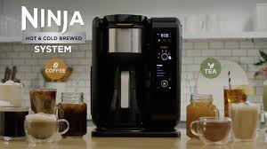 Ninja Hot Cold Brewed System With Glass Carafe Cold Brew Coffee Maker Ninja Coffee Maker Iced Coffee Maker