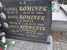 Daniel Kominek 1906 Skarżysko Kościelne