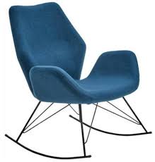 Envisioned in istanbul, emir polat studio builds harmony between shape support artists & designers with wescover— a place to shop for unique, meaningfully made items. Bryce Designer Felt Rocking Chair Unique Seat Blue Modern Accent Chair New Rocking Chair Best Nursing Chair Nursing Chair