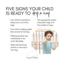 My Sweet Sleeper Five Signs Your Child Is Ready To Drop A Nap