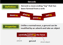 At times a noun can be added to a gerund and form a compound word.here are some examples of nouns plus gerunds. Gerunds What Are Gerunds