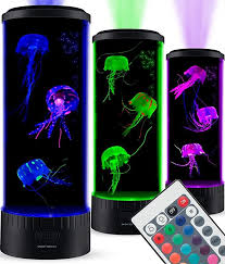 Ad Amazon Com Sensorymoon Large Led Jellyfish Lava Lamp Aquarium Electric Round Jellyfish Tank Mood Light With 3 Night Light Kids Fish Lamp Jellyfish Tank