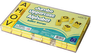 Here are some examples of usage. Buy Educational Insights Jumbo Alphabet Rubber Stamps Uppercase 1 Set Of 26 Jumbo Letters And 4 Punctuation Marks Perfect For Homeschool Classroom Ages 4 Online In Germany B0006i6cqc