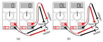 Meter Check Of A Transistor Bjt Bipolar Junction
