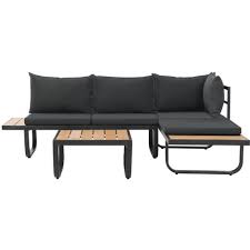 Garten ecksofa set memphis grau mit auflagen danisches rattan lounge ecksofa deuba poly rattan lounge set xxl i 7cm dicke auflagen i tisch meble svita madison polyrattan gartenmobel rattan dining lounge outdoor loungemobel set lincoln von borek white metal bunk beds mainstays twin over twin metal bunk bed. 2 Tlg Garten Ecksofa Set Mit Auflagen Aluminium Wpc