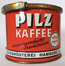 Pilz Coffee Vintage Coffee Coffee Tin Vintage Tins