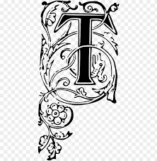 Download Letters In Fancy For Free Download On Mbtskoudsalg Ornate Letter T Png Image With Transparent Background Toppng